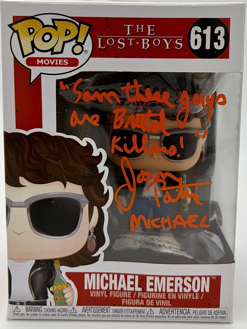 Jason Patric Signed Funko Pop #613 "Michael Emerson" (The Lost Boys)w/ Long Quote - JSA COA